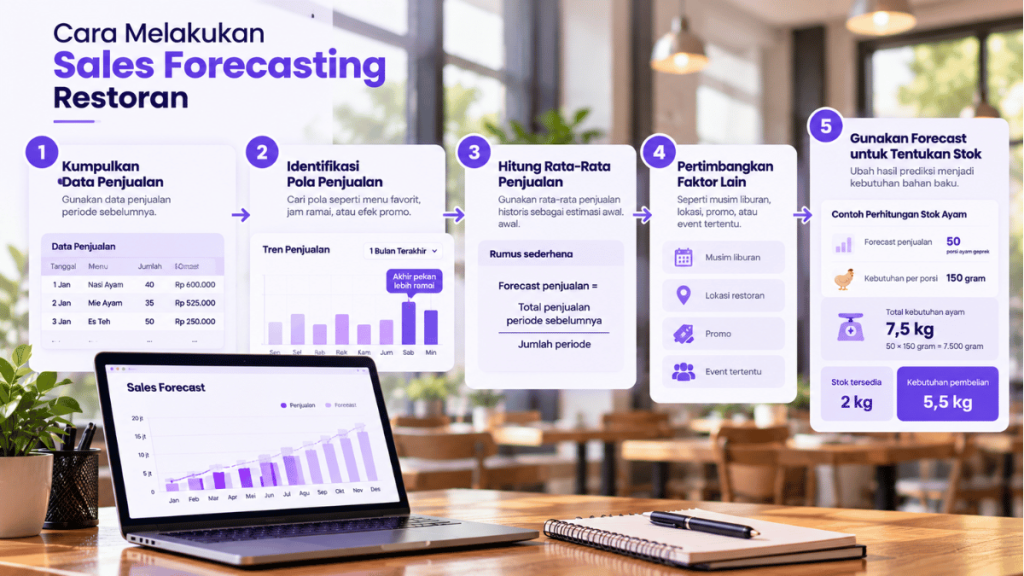 Cara Melakukan Sales Forecasting Restoran